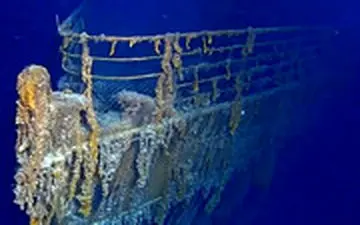  تصاویر شگفت انگیز از بقایای کشتی تایتانیک