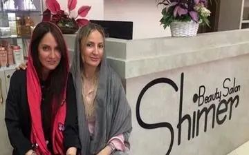 چهره خواهر مهناز افشار در سالن زیبایی که هرگز ندیده بودید + عکس