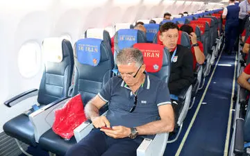  ملی پوشان فوتبال ایران به سوی کازان پرواز کردند