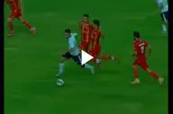 گل اول ملوان به فولاد + ویدئو