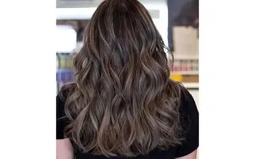  ترکیب رنگ موی شکلاتی فندقی
