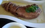 طرز تهیه خوراک زبان گوساله با سس مخصوص ویژه دورهمی های خاص