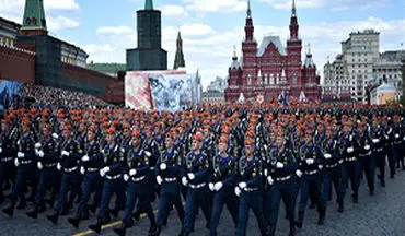 رژه نظامی زیبای ارتش روسیه + فیلم