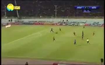 گل سوم استقلال به تراکتور + فیلم