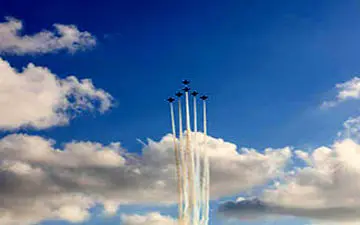 قدرت نمایی جنگنده‌‌های ایرانی در نمایشگاه هوایی کیش + فیلم