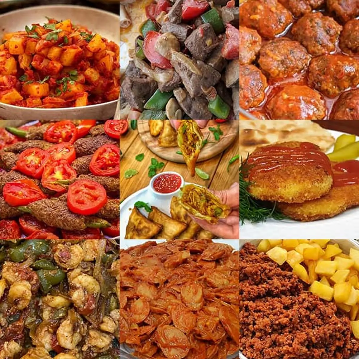آموزش غذاهای ایرانی بدون برنج ساده و مجلسی/ یک لیست بلند بالا