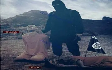 عکس/ پوسترهای تهدیدآمیز داعش در فاصله چندماه تا جام جهانی ۲۰۱۸