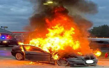 آتش‌زدن خودروهای مدل بالا به‌خاطر حسادت
