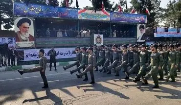 برگزاری رژه نیروهای مسلح در کرمانشاه 