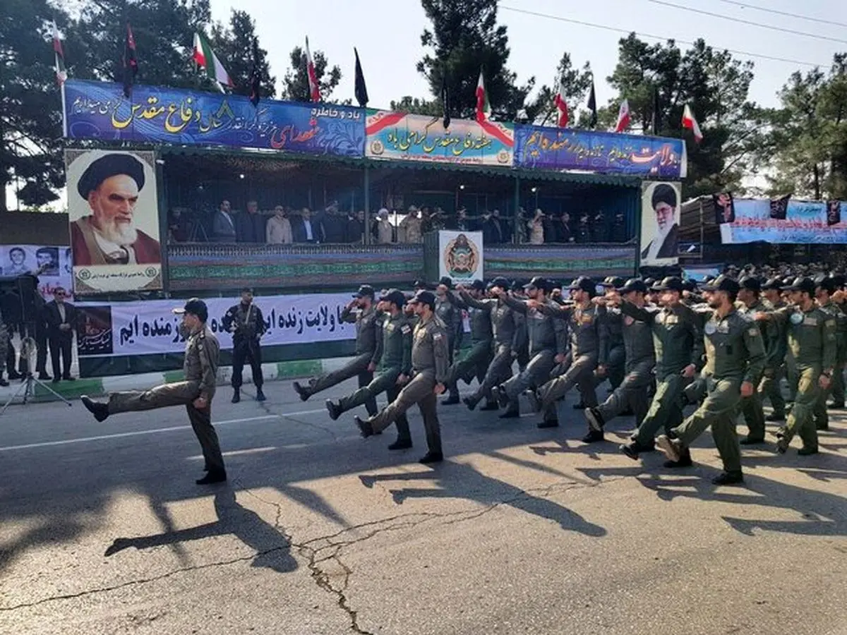 برگزاری رژه نیروهای مسلح در کرمانشاه 