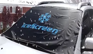 شیشه خودرویتان را از یخ زدن محافظت کنید +فیلم 