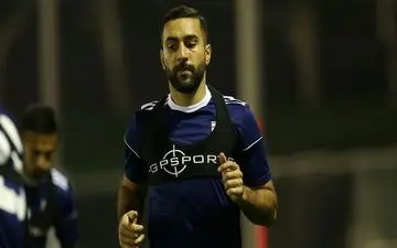 قدوس به تمرینات آمیان برگشت+عکس