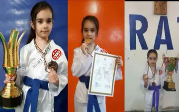 فیلم/ آینده درخشان«ایلا گل عنبر» در ورزش کاراته