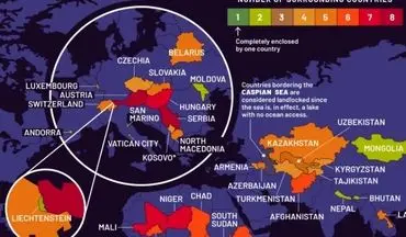 کدام کشورها هیچ راهی به دریا ندارند + اینفوگرافی