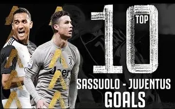 10 گل برتر تاریخ یوونتوس در برابر ساسولو + فیلم