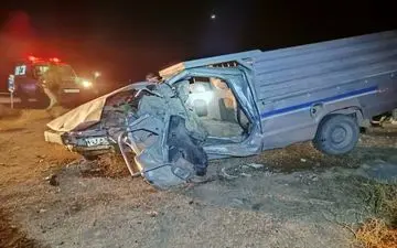 تصادف محور بردسکن به روستای هدک یک فوتی بر جا گذاشت