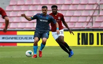 حسینی بهترین بازیکن ترابزون‌اسپور در نخستین جدال اروپایی