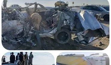 
۹ کشته و ۷ مجروح در تصادف محور سراوان_خاش
