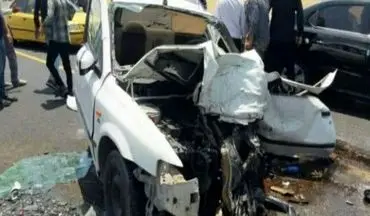 تصادف دو دستگاه سواری در ایلام یک کشته و دو زخمی برجای گذاشت