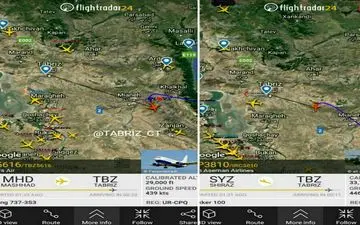 لغو پروازهای فرودگاه تبریز بدلیل شرایط نامساعد جوی+عکس
