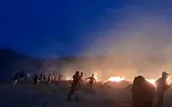 آتش سوزی پنج هکتار از مراتع قوشخانه شیروان / حریق مهار شد