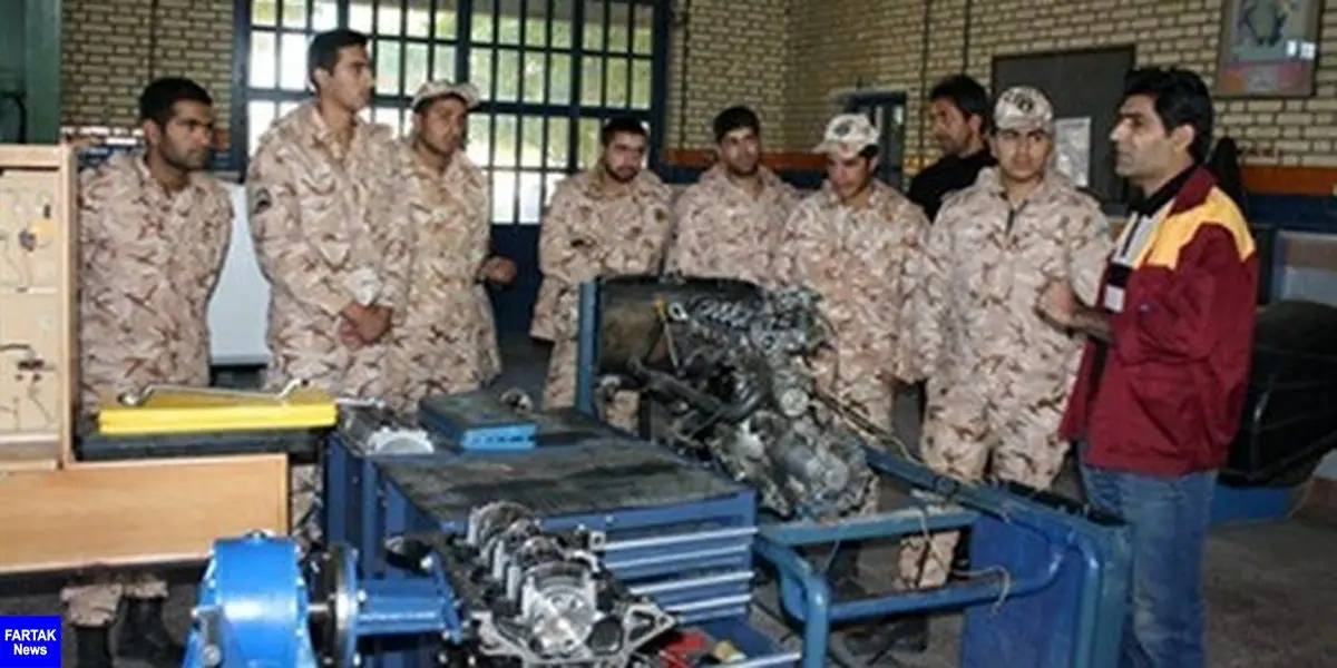 آموزش 7100 سرباز در طرح "سرباز مهارت" در کرمانشاه 