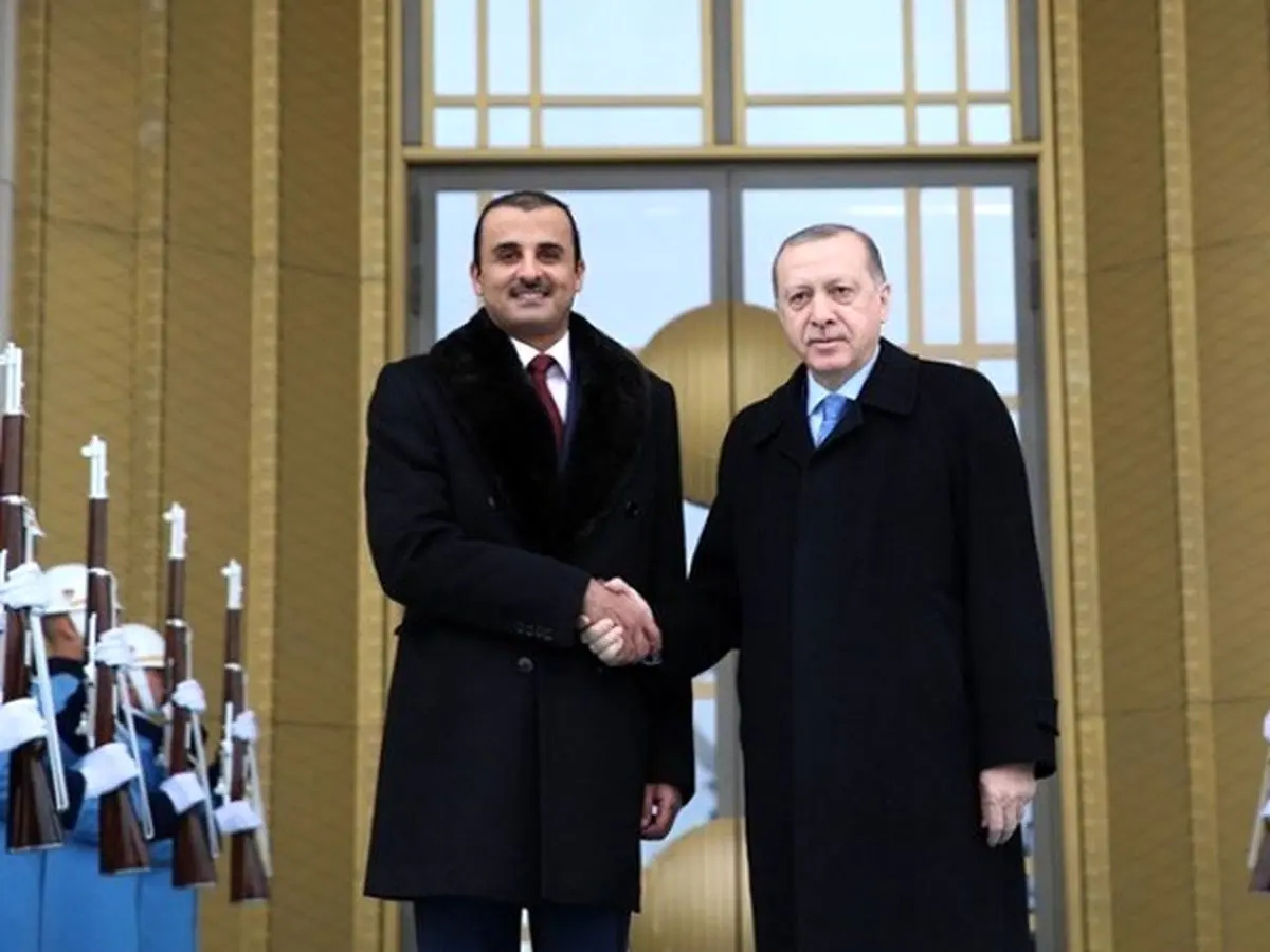 رهبران ترکیه و قطر در آنکارا دیدار کردند