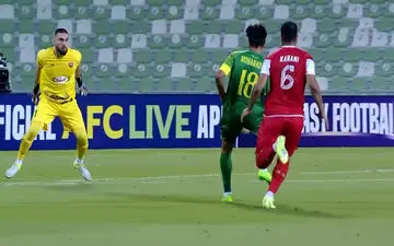 گل اول الشرطه به پرسپولیس + ویدئو