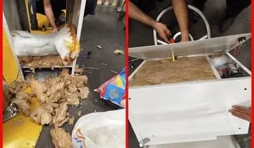 جاسازی ۶ و نیم کیلوگرم پشم آغشته به مخدر شیشه در دستگاه میوه خشک‌کن