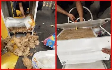 جاسازی ۶ و نیم کیلوگرم پشم آغشته به مخدر شیشه در دستگاه میوه خشک‌کن