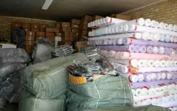 کشف یک میلیارد ریال پارچه قاچاق در کرمانشاه 