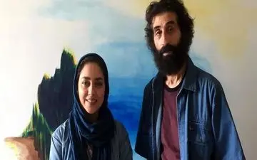 خانم بازیگر مشهور در کنار سهراب سپهری ! 