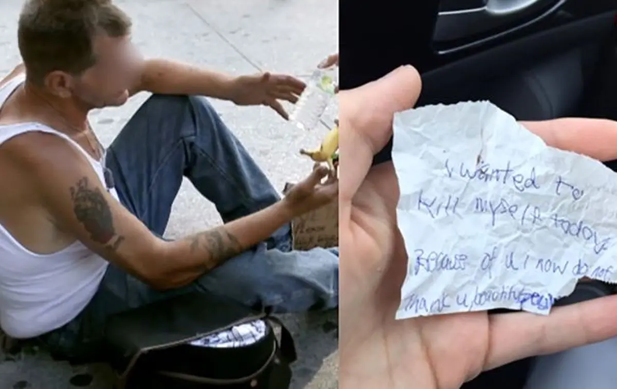 دختر جوان، ناخواسته ناجی مرد بی‌خانمان شد + عکس