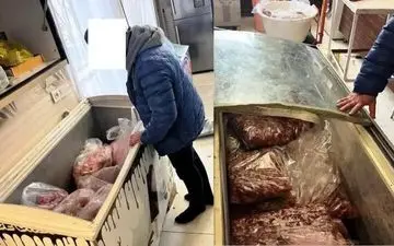 ۴۱۳ کیلو گوشت فاسد در قصابی در اصفهان کشف شد