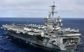  ورود تیم مذاکره کننده آمریکا به عرشه ناو لینکلن 