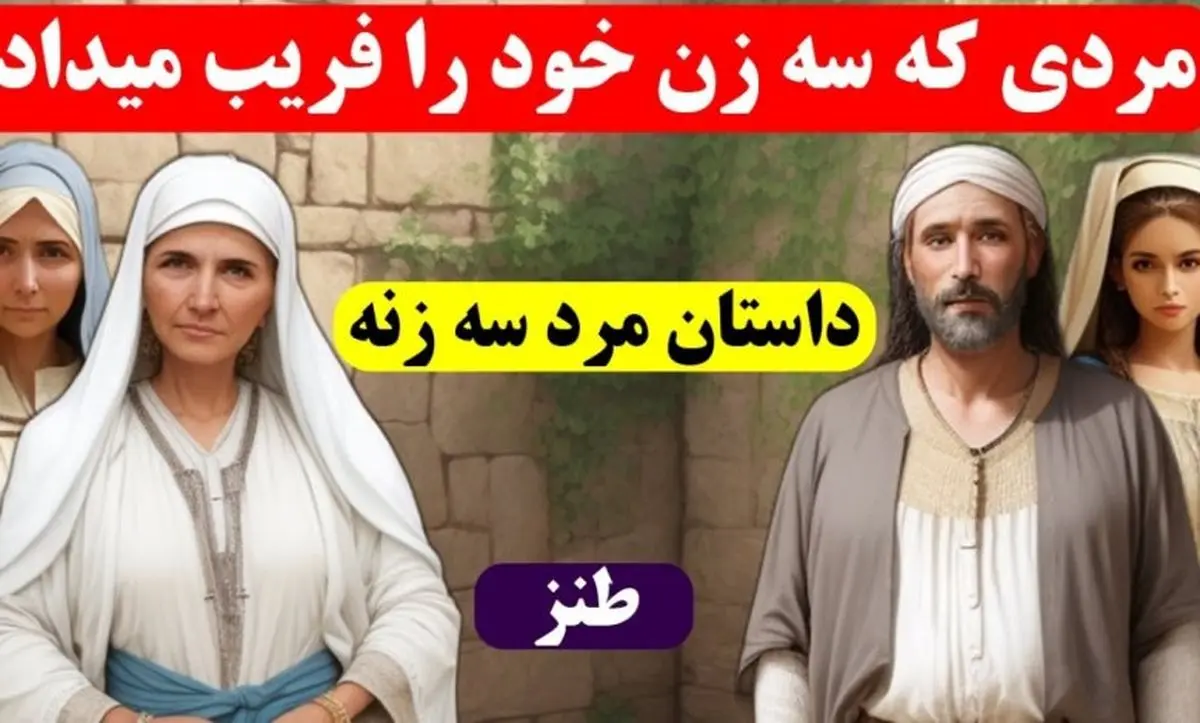 حکایت | عشق و خیانت در زندگی مرد سه‌زنه: راز پنهان در پس فریب‌ها فاش شد!