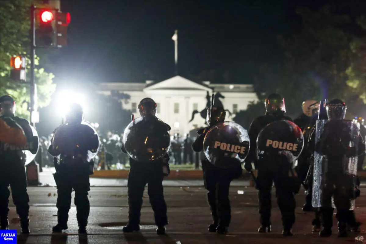 خیابان‌های اطراف کاخ سفید مسدود شد