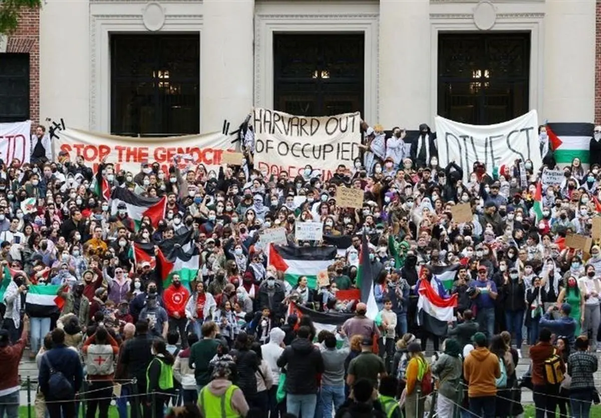  تداوم تظاهرات دانشجویی در دانشگاه‌های آمریکا 