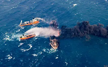 چرا پرچم پاناما روی سانچی نصب بود؟ + فیلم