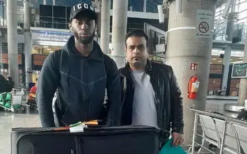 بازیکن جدید استقلال وارد تهران شد