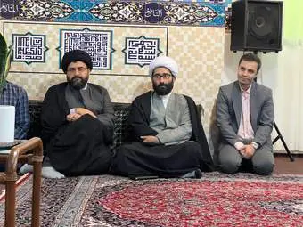 بازدید حجت الاسلام سید حسین مطهری از حوزه علمیه بانوان شهر قدس 