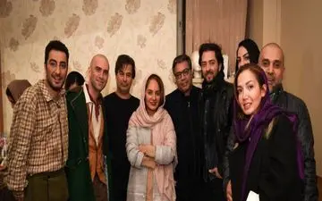 تصویری از بهرام رادان، نوید محمدزاده و مهناز افشار در کنارهم