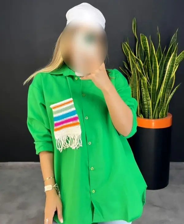 مدل شومیز کتان دخترانه جذاب و لاکچری