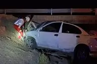 سانحه مرگبار در سمنان؛ سقوط خودروی ساینا از پل جان دو نفر را گرفت