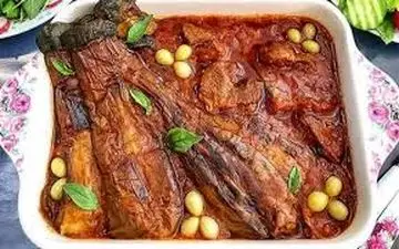 طرز تهیه  خوراک غوره بادمجان | یک شام خوشمزه و ساده!