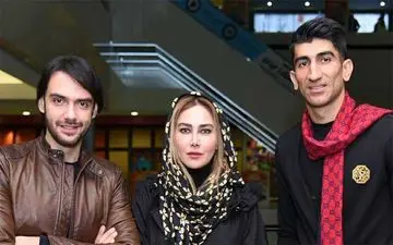 تیپ بازیکن جنجالی پرسپولیس و خانم بازیگر در یک مراسم
