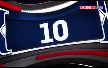 10 حرکت برتر شب گذشته NBA؛ (96/01/07) + فیلم