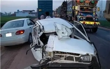 برخورد سواری ام‌وی‌ام با کاروان زائران ایرانی و عراقی در مشهد