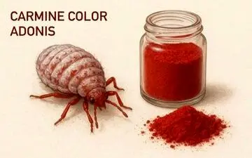 تأیید رسمی سازمان غذا و دارو: رنگ طبیعی قرمز حشره‌ای بلامانع است