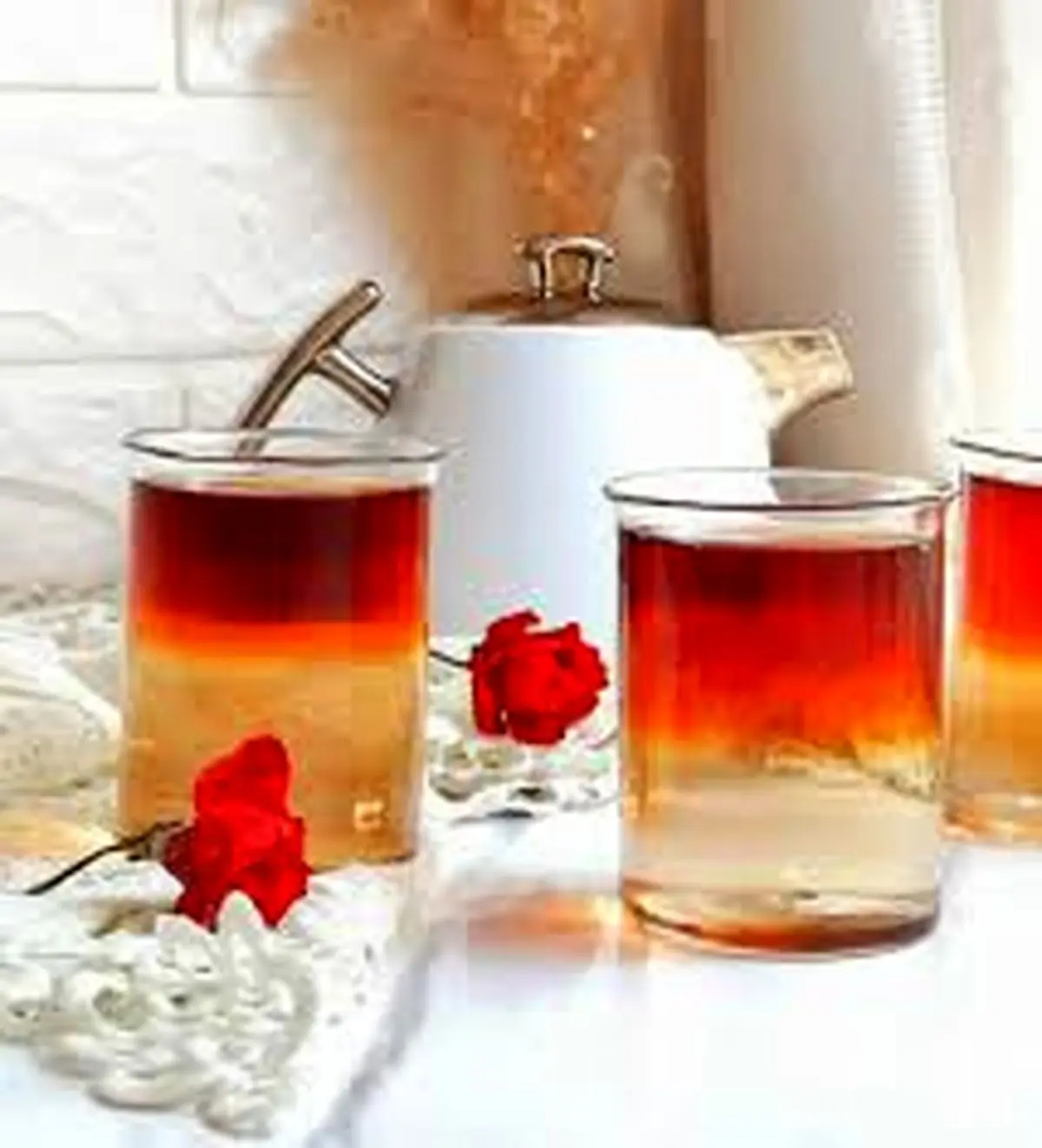 چگونه چای دورنگ خوشرنگ و مجلسی درست کنیم؟ 